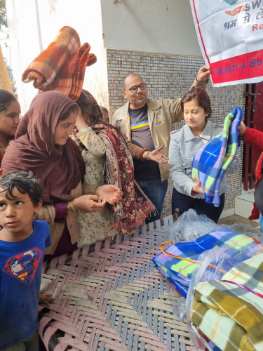 Blankets Distribution
